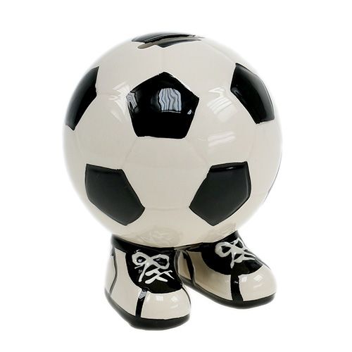 Floristik24 Salvadanaio calcio 12cm