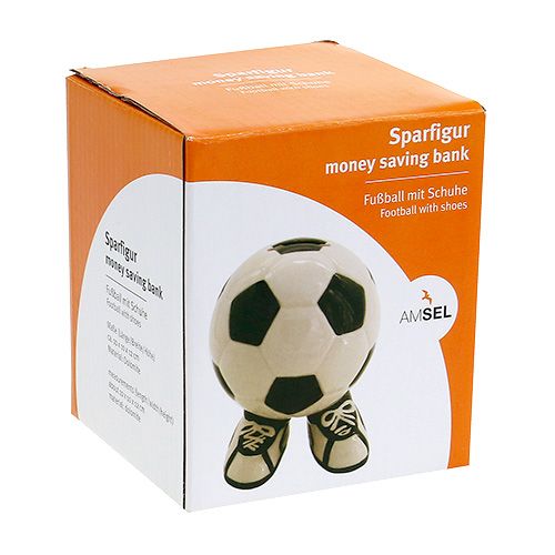 Floristik24 Salvadanaio calcio 12cm