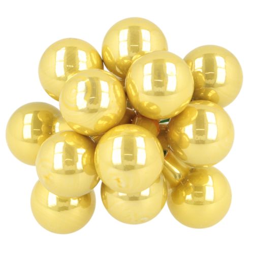 Mini palline di Natale su filo, bacche a specchio, lucide, 20 mm, 140 pezzi | Floristik24.it