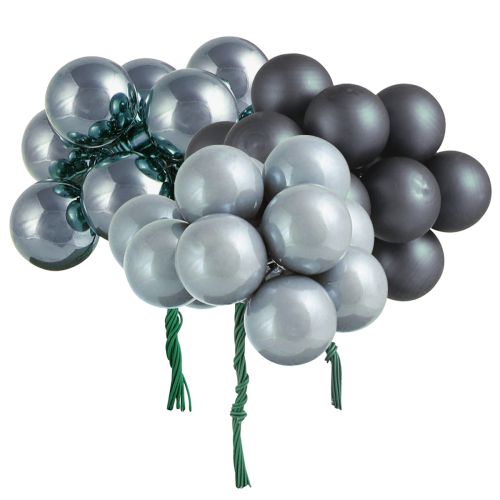 Mini palline decorative nei toni del blu – festive ed eleganti 20 mm 140 pezzi