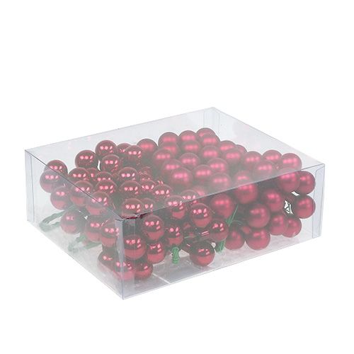 Prodotto Mix bacche rosse a specchio Ø25mm 140 pz