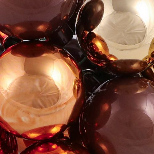 Prodotto Bacche a specchio Palline di Natale marrone oro Ø40mm 32 pz