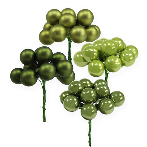 Floristik24 Bacche a specchio Waldmarie Mix 20mm 140p