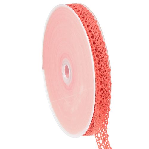 Nastro decorativo in nastro di pizzo Corallo W16mm L20m