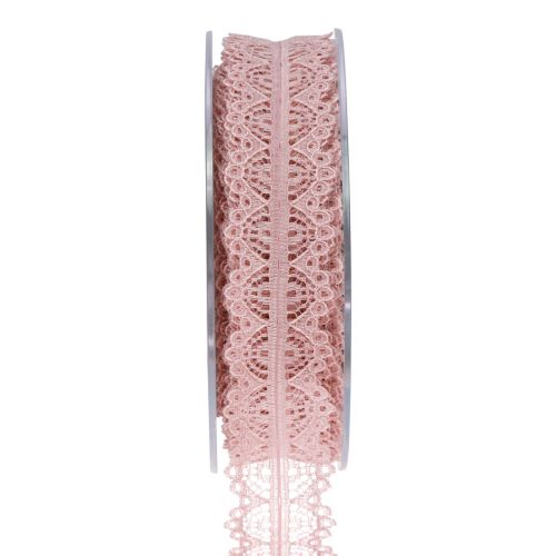 Nastro in pizzo regalo nastro nastro in pizzo rosa antico 26mm 20m