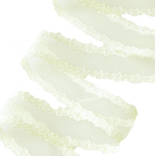 Prodotto Nastro di pizzo nastro nuziale nastro decorativo pizzo giallo 20mm 20m