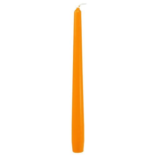 Floristik24 Candele coniche 250/23 Arancio 12pz