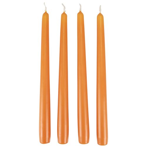 Prodotto Candele coniche Candele Wenzel arancione 250/23mm 12 pezzi