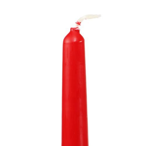 Prodotto Candele coniche 250/23 rubino (12 pz.)