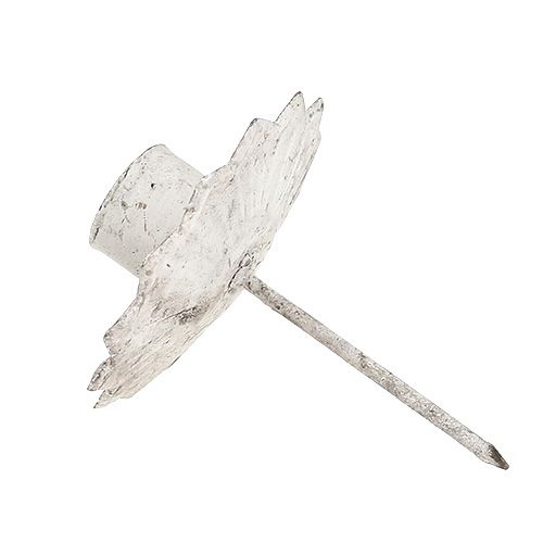 Floristik24 Portacandele conico da attaccare crema Ø7cm 4 pezzi