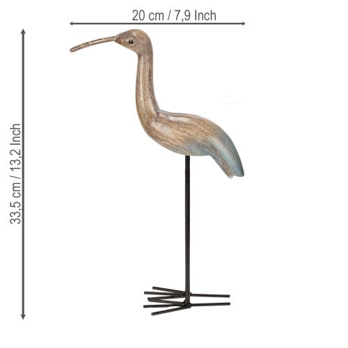 Prodotto Figura decorativa a forma di uccello per composizioni stagionali 34 cm