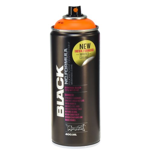 Vernice spray fluorescente color arancio neon graffiti 400ml
