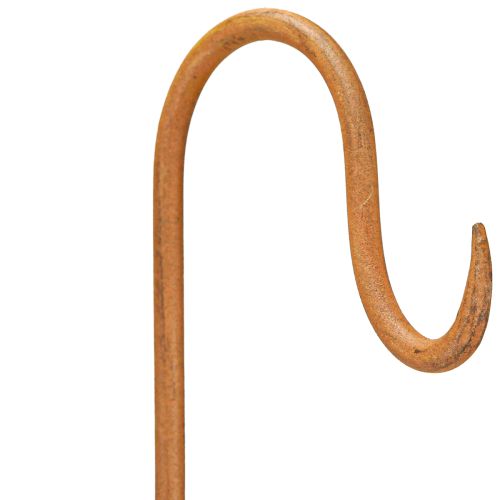 Floristik24 Asta con gancio ruggine decorazione giardino decorazione in metallo H80cm 3pz