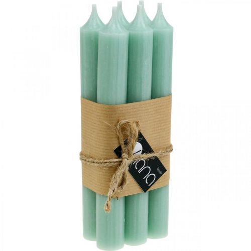 Prodotto Candele stick candele verdi decorazione candela in giada Ø21mm 170mm 6 pz
