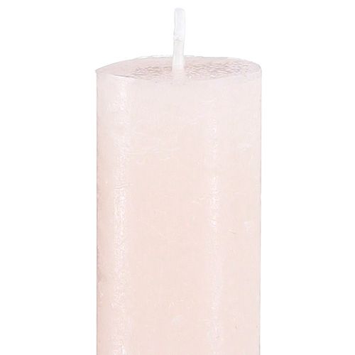 Prodotto Candele in tinta unita candele bastoncino rosa rosa chiaro 34x300mm 4 pz