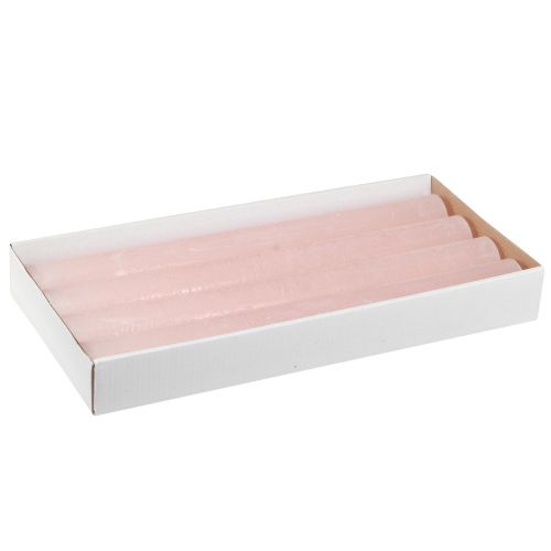 Prodotto Candele in tinta unita candele bastoncino rosa rosa chiaro 34x300mm 4 pz
