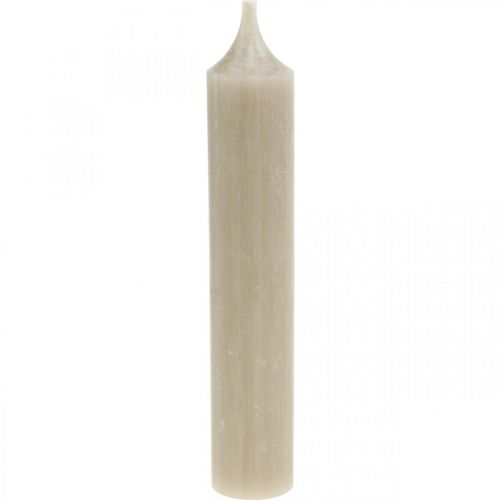 Prodotto Candele coniche candele corte marrone decorazione autunnale Ø21/110mm 6 pz