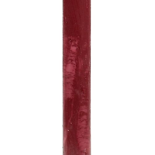 Prodotto Candela 21mm x 300mm rosso scuro tinto in massa 12pz