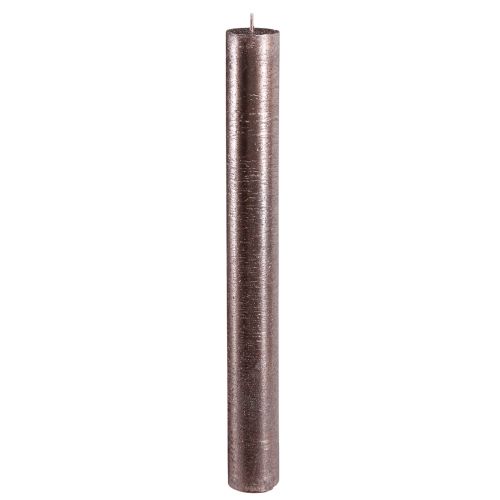 Floristik24 Candele coniche laccate in rame massiccio 34x300mm 4 pz