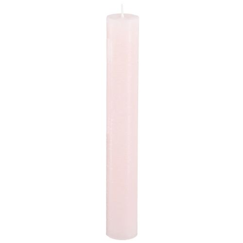 Prodotto Candele coniche rosa chiaro candele tinta unita rosa 34x240mm 4 pz