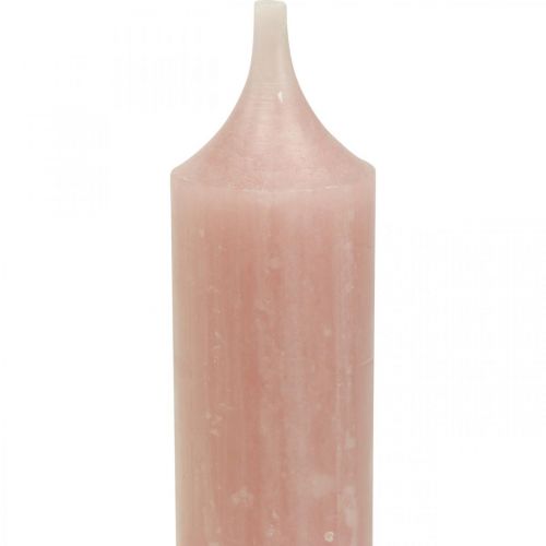Floristik24 Candele coniche candele corte rosa per anello decorativo Ø21/110mm 6 pezzi