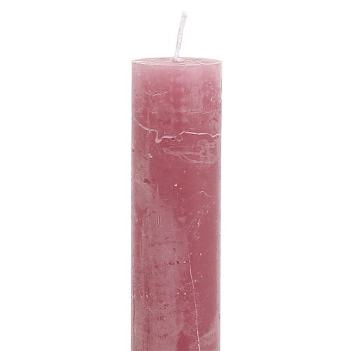 Prodotto Candele solide rosa antico 34mm x 240mm 4pz