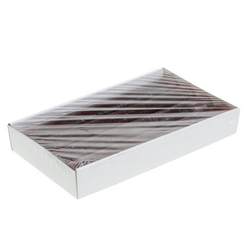 Floristik24 Candele coniche tinta unita bordeaux 34 mm x 240 mm 4 pezzi