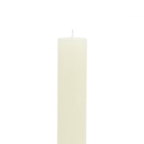Prodotto Candele coniche crema tinta unita 34 mm x 300 mm 4 pz