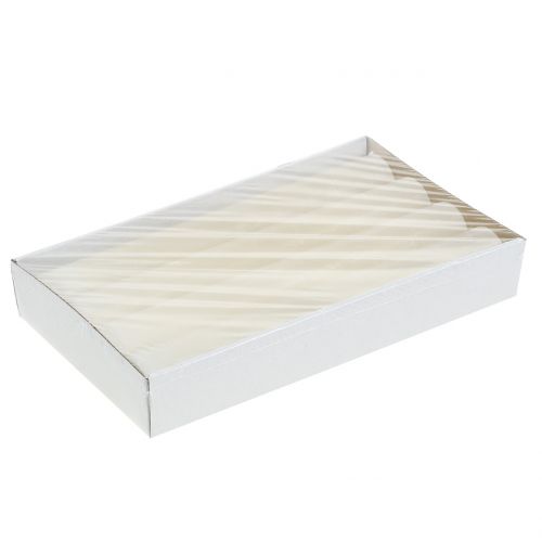 Prodotto Candele coniche crema tinta unita 34 mm x 300 mm 4 pz