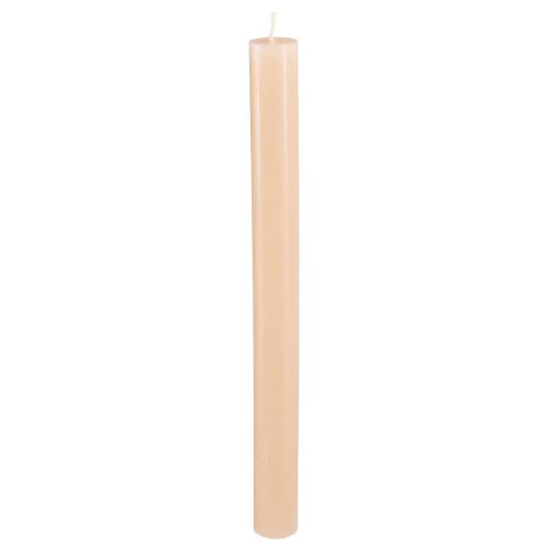 Floristik24 Candele coniche tinta pesca arancio 21×240mm 12pz