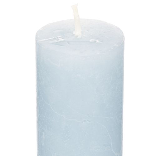 Candela blu affusolata per candelabri e decorazioni da tavola, 34x240 mm, 4 pezzi | Floristik24.it