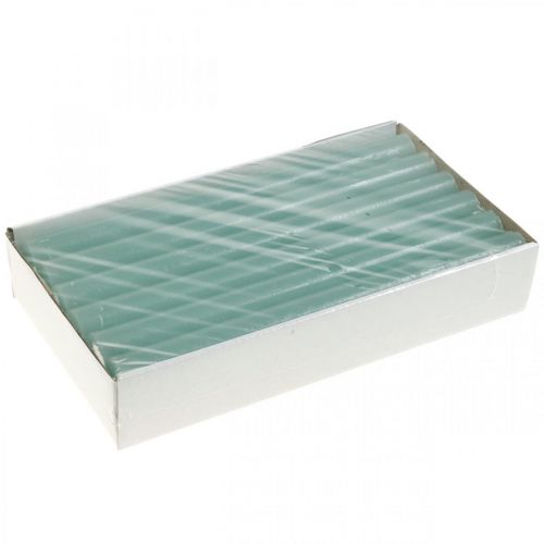 Prodotto Candele a stecca tinta unita verde 21×240mm 12pz