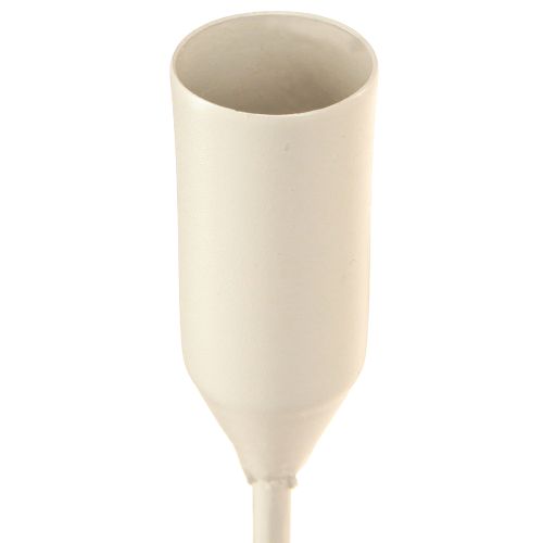Prodotto Portacandele conico 6 candele portacandele grigio Ø20cm H31cm