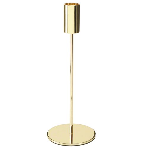 Portacandele in metallo dorato moderno 21,5 cm 4 pezzi