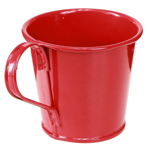 Prodotto Portacandele in metallo a tazza rosso H6cm 6 pezzi