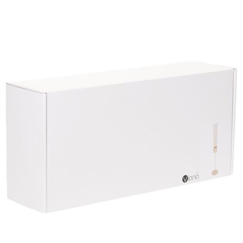 Portacandele cilindrico in vetro moderno da 45 cm | Floristik24.it