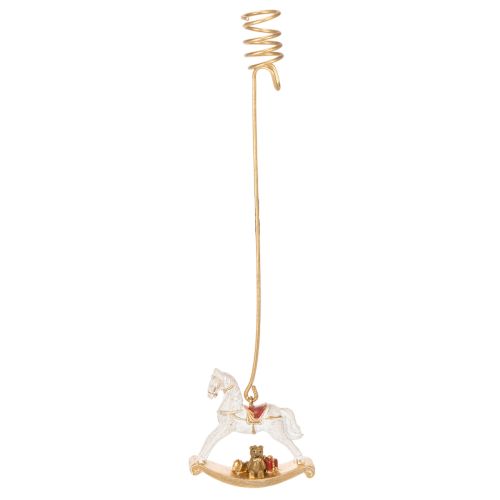 Portacandele a forma di cavallo a dondolo per albero di Natale, 20 cm, 3 pezzi acquistare | Floristik24.it
