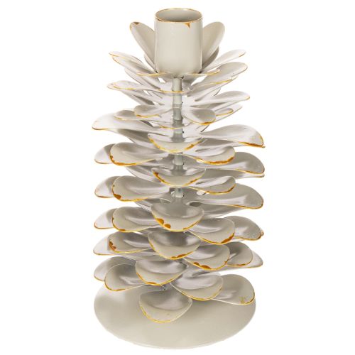 Portacandele a forma di pigna per candele affusolate, 17 cm