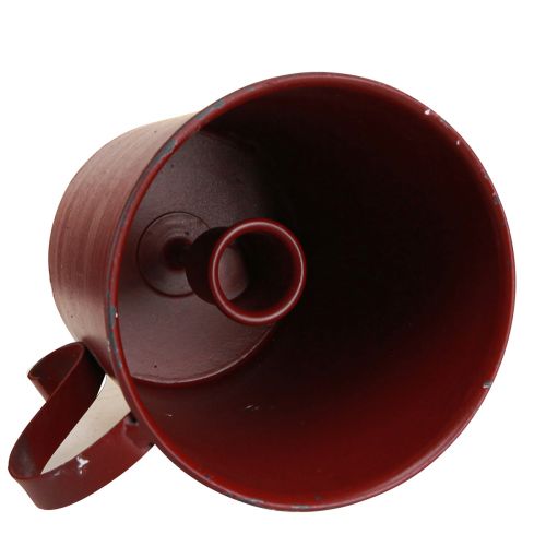 Prodotto Portacandele conico vintage tazza decorativa vino rosso Ø11cm H11cm