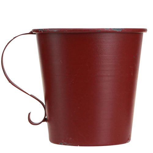 Prodotto Portacandele conico vintage tazza decorativa vino rosso Ø11cm H11cm