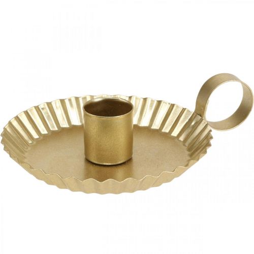 Prodotto Candeliere portacandele in metallo dorato Ø9,5 cm 4 pezzi