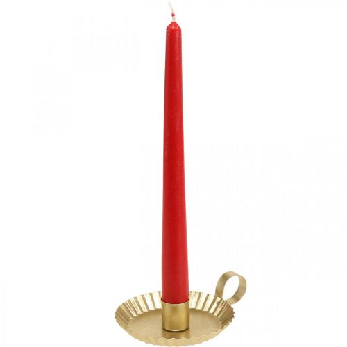 Prodotto Candeliere portacandele in metallo dorato Ø9,5 cm 4 pezzi