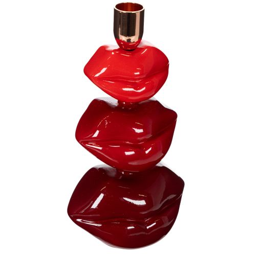 Portacandele a forma di labbra lucide, design moderno, 21 cm acquistare | Floristik24.it