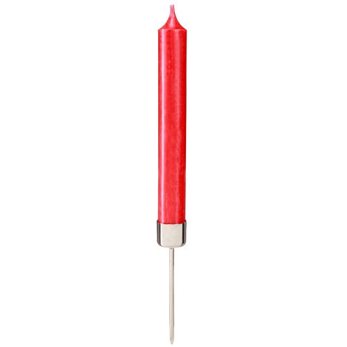 Prodotto Portacandele a bastone per collegare argento Ø22mm 10,5 cm 12 pz