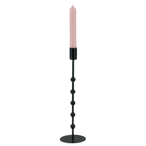 Prodotto Portacandele a bastone candeliere in metallo nero H30cm