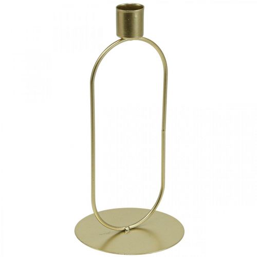 Floristik24 Candeliere Candeliere Ovale Oro Ø10cm H21cm