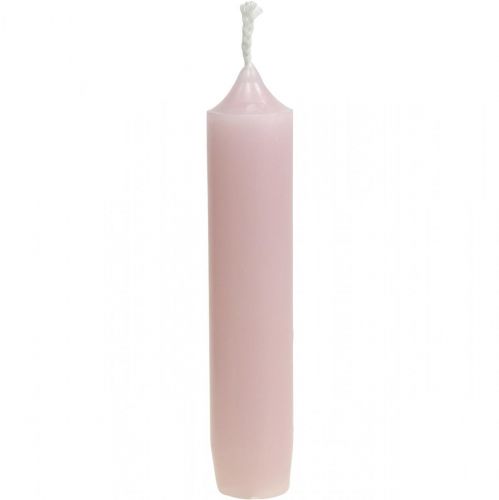 Floristik24 Candele rosa Candele a stecca corta Ø22/110mm 6pz