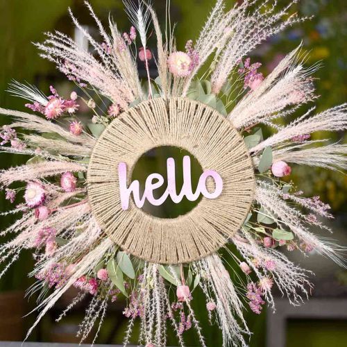 Floristik24 Statice, lavanda marina, fiori secchi, mazzo di fiori di campo rosa L52cm 23g