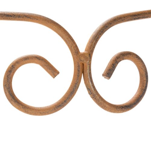 Prodotto Traliccio, supporto per arrampicata, elemento decorativo curvo per aiuole e vasi, 75 cm