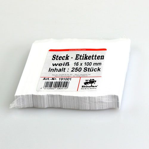 Prodotto Etichette ad innesto 16mm x 100mm 250 pz